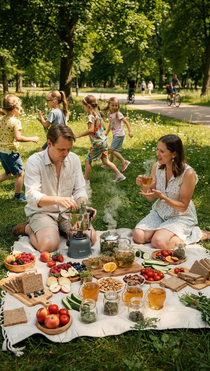 Kelios arbatinukai su įvairių rūšių arbata ant lentynos, simbolizuojantys pasirinkimų įvairovę kasdieniam naudojimui.